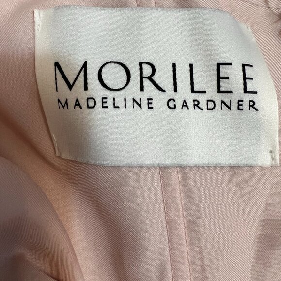 Mori Lee Madeline Gardner Blush Off Shoulder Gown 22W Bridesmaid Formal Plus - Picture 5 of 11